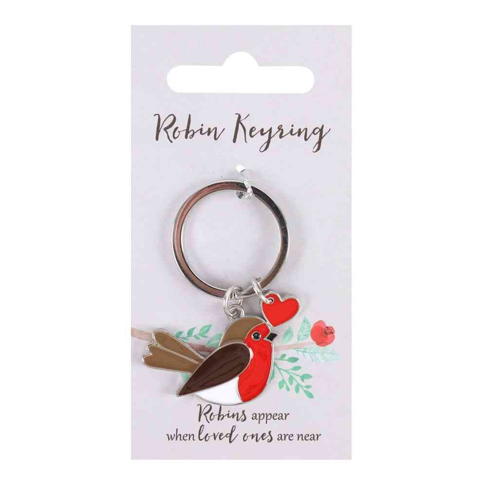 Something Different - Garden Robin Keyring Sleutelhanger - Multicolours